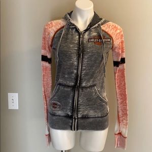Harley Davidson zip up hoodie